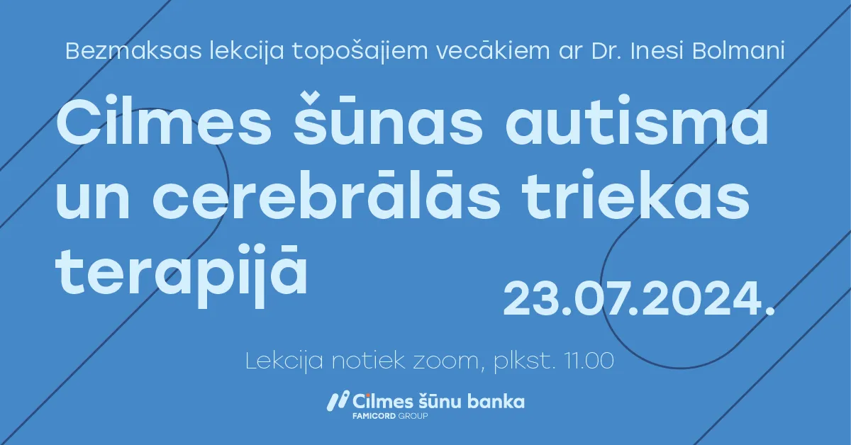 Cilmes šūnas autisma un cerebrālās triekas terapijā