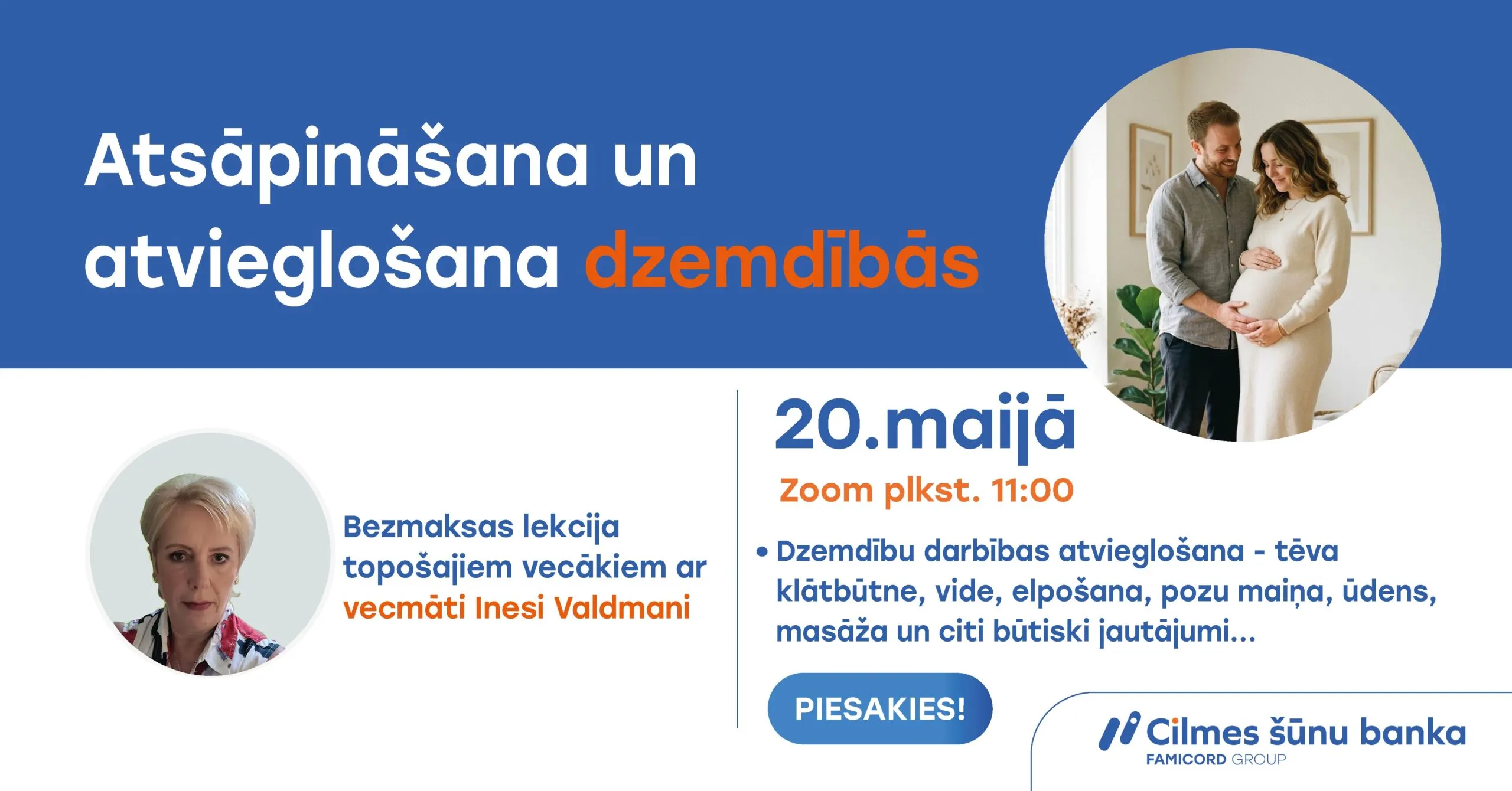 Atsāpināšana un atvieglošana dzemdībās!