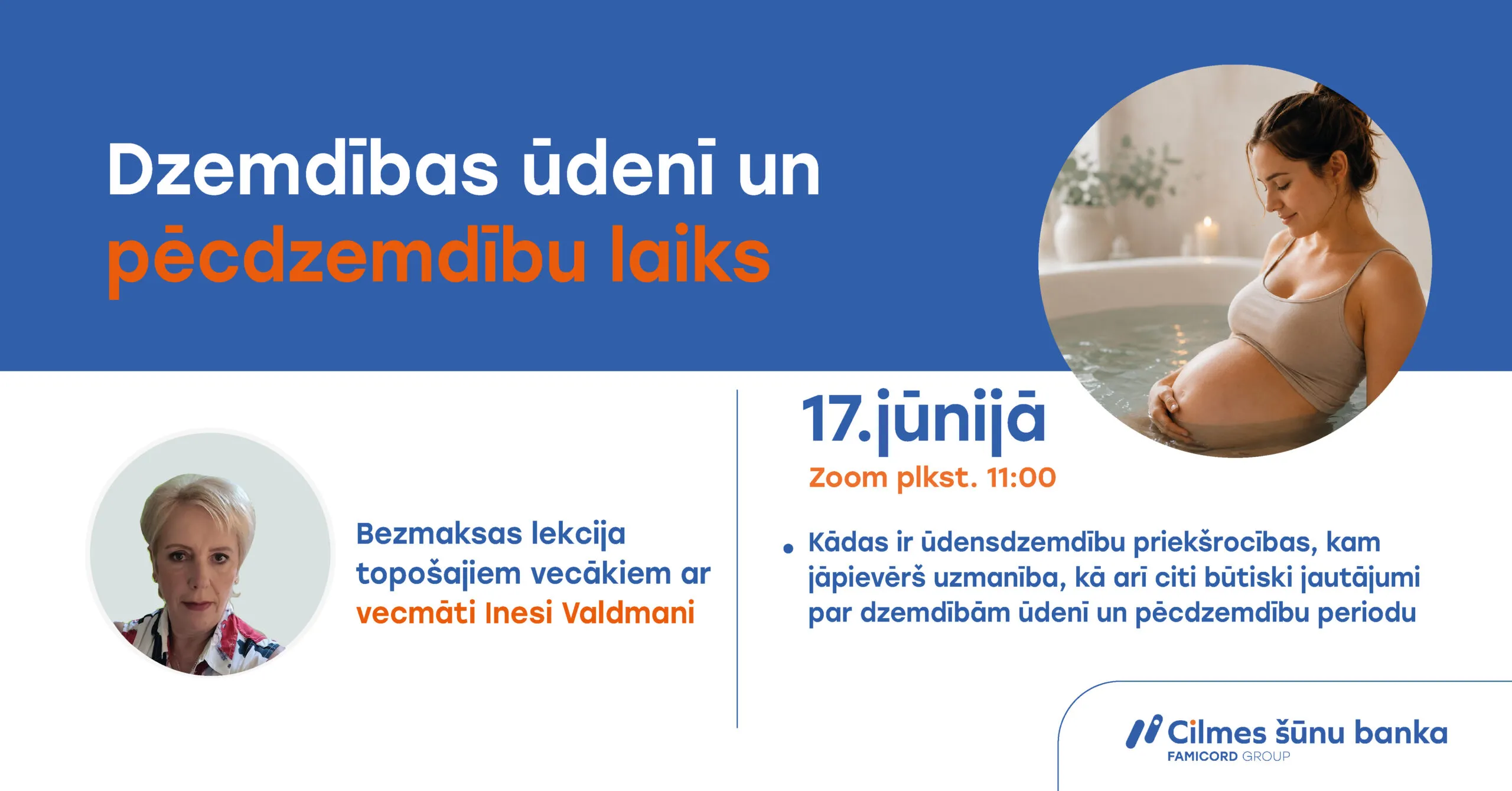 Dzemdības ūdenī un pēcdzemdību periods